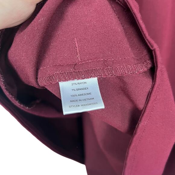 FIGS Burgundy Technical Collection Sleeveless Scrub Top Women’s XXL - Picture 5 of 5